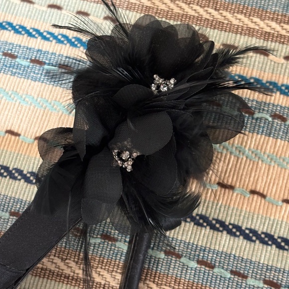 NINA 🖤 Satin Mabell Platform Heels - Picture 9 of 16